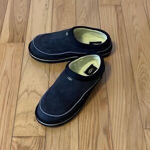 UGG Men's Black Suede Slip-Ons